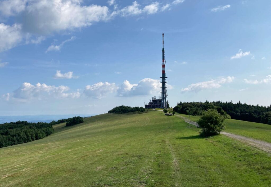 Vrchol Velká Javořina